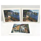 (3) Behrens Prints, Signed and Numbered 12" x 10"