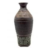 Handmade in Italy Pottery Vase 9"- small chip