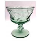 Fostoria Jamestown Green Sherbet Glass 4"