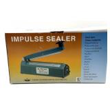 Impulse Sealer in Box- box is 14" x 4" x 7.5"