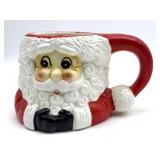 Vintage Santa Claus Ceramic Christmas Mug 3.75"