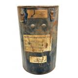 WWII German Luftwaffe Signal Flare Tin 8" x 3.5"