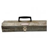 Vintage Craftsman Metal Toolbox 20" x 6" x 4"