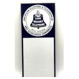Porcelain American Telephone & Telegraph Sign 8"
