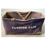 Fashion Fair Canvas Basket 20" x 12.5" x 9"-