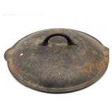 Vintage No 6 Cast Iron Lid and Copper Chef 10"