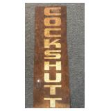 Cockshutt Metal Sign 15" x 45"