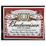 Budweiser Metal Sign 16" x 12.5"