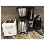 Coffee Maker, Can Opener & Toaster