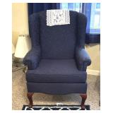 Wing Back Occasional Chair, Blue