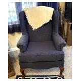 Wing Back Occasional Chair, Blue