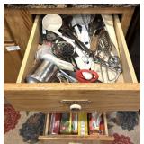 Contents of Drawers, Cooking Utensils, Tea