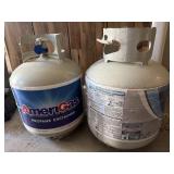(2) Propane Cylinders 18"- one feels