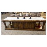 Vintage Coffee Table 66" x 22" x 17"