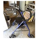 Drive Walker with Seat - adjustable height