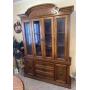 Vintage Lenoir House Broyhill China Cabinet 57.5"