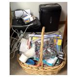 Epson Printer, CaseMate Paper Shredder, and
