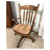 Vintage Style Desk Chair, Adjustable Height