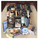 VHS, DVDs, CDs