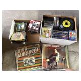 Cassette Tapes, Single Records & LP