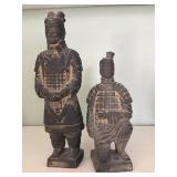 Made in China Sculpture Pair 9" Tall and Smaller