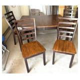 Dining Table & (4) Chairs  42"x54"x31"