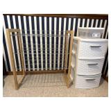 Shoe Rack and Plastic Drawer Storage - shoe