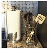 Paper Towel Holder, Cooking Utensil Holder,