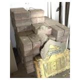 Stack Of Red Paving Bricks