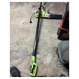 Green Works Electric Chainsaw w/ Pole Attachment