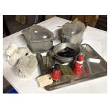Aluminum Baking Pans, Stainless Trays, Salt 