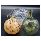 Art Glass Ornaments and Ball 4ï¿½ and Smaller