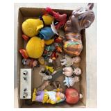 Bisque Miniature Dolls, Dwarf Toy, Ceramic Coin