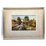 Original Water Color Paining by C. Peterson in