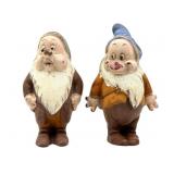 Vintage Walt Disney Sleepy and Bashful Dwarfs