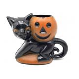 Vintage Halloween Cat and JOL Plastic Candy