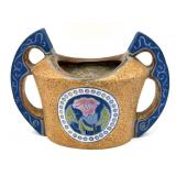 Amphora Czechoslovakia Pottery Handled Vase/Bowl