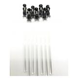 Handblown Art Glass Musician Swizzle Sticks 8ï¿½
