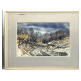 Original Watercolor Paining by C. Peterson