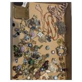 Vintage Broaches, Clip-On Earrings, and More