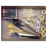 Nickel Silver Serving Utensil, Celluloid Napkin