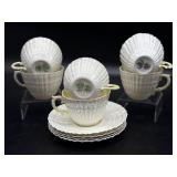 Vintage Belleek Tridacna Limpet Sea Shell Pattern