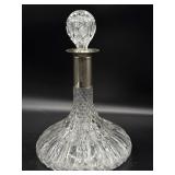 Vintage/Antique Crystal Decanter Bottle 11ï¿½