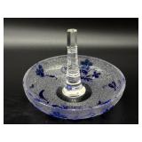 Antique Val St Lambert Crystal Ring Holder 4ï¿½ x