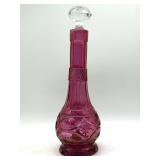 Vintage/Antique Bohemian Cranberry Stained