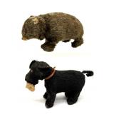 Vintage Wind Up Bear and Dog Toys 5.5ï¿½ x 3ï¿½ and