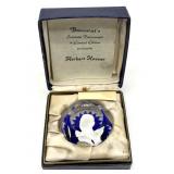 Vintage Baccarat Sulphide Crystal Herbert Hoover
