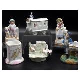Antique Porcelain and Bisque Match
