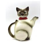 Vintage Siamese Cat Ceramic Teapot 7.5ï¿½-