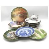 Antique Handpainted Nippon Plate and Bowl and